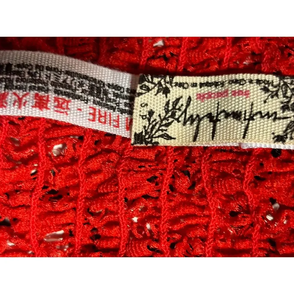 6. Free People intimately Red Miss Dazie Bralette S - Picture 4 of 4